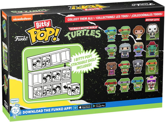 Funko Bitty Pop Teenage Mutant Ninja Turtles Mini Collectible Toys 4 Pack 71507 (Styles Vary)