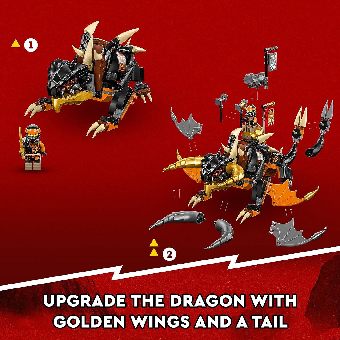 LEGO NINJAGO - Cole?? Earth Dragon EVO 71782