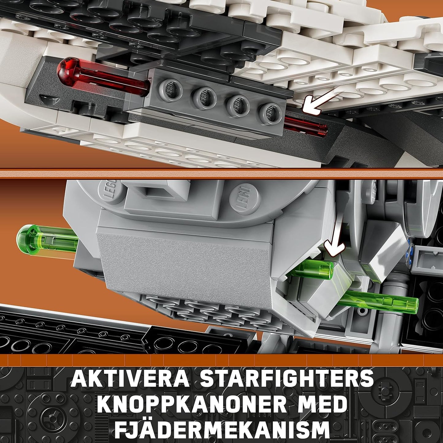 Lego Star Wars - Mandalorian Fang Fighter vs. TIE Interceptor 75348