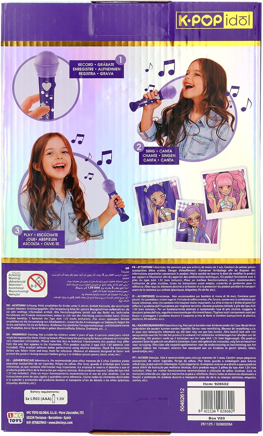 KPop Idol Micro Recorder Battery Operated for Young K-Pop Fans