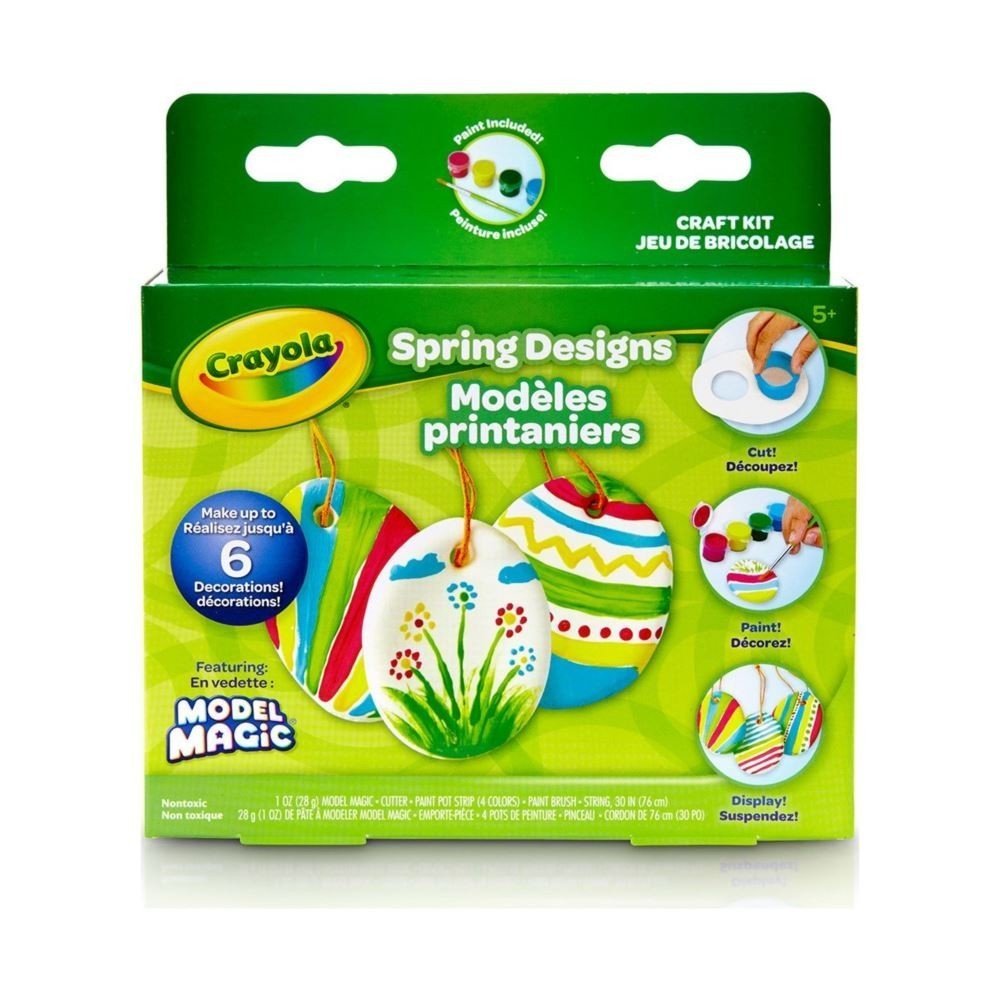 Crayola Magic Modeling Clay Spring Decorations