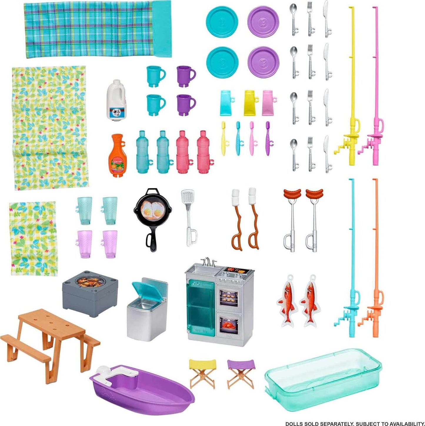 Barbie Camper Playset 3-in-1 Dream Camper with Pool and 50 Accessories