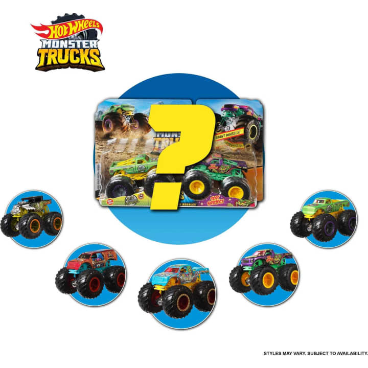 Hot Wheels - Monster Trucks 1:64 Scale 2-Packs FYJ64