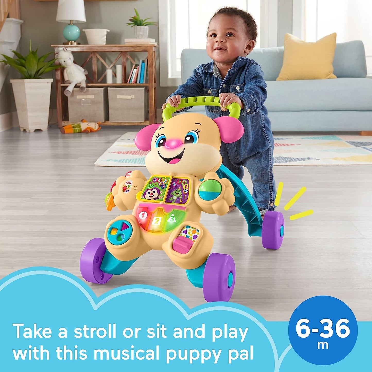 Fisher-Price - Musical Lion Walker (Styles Vary)