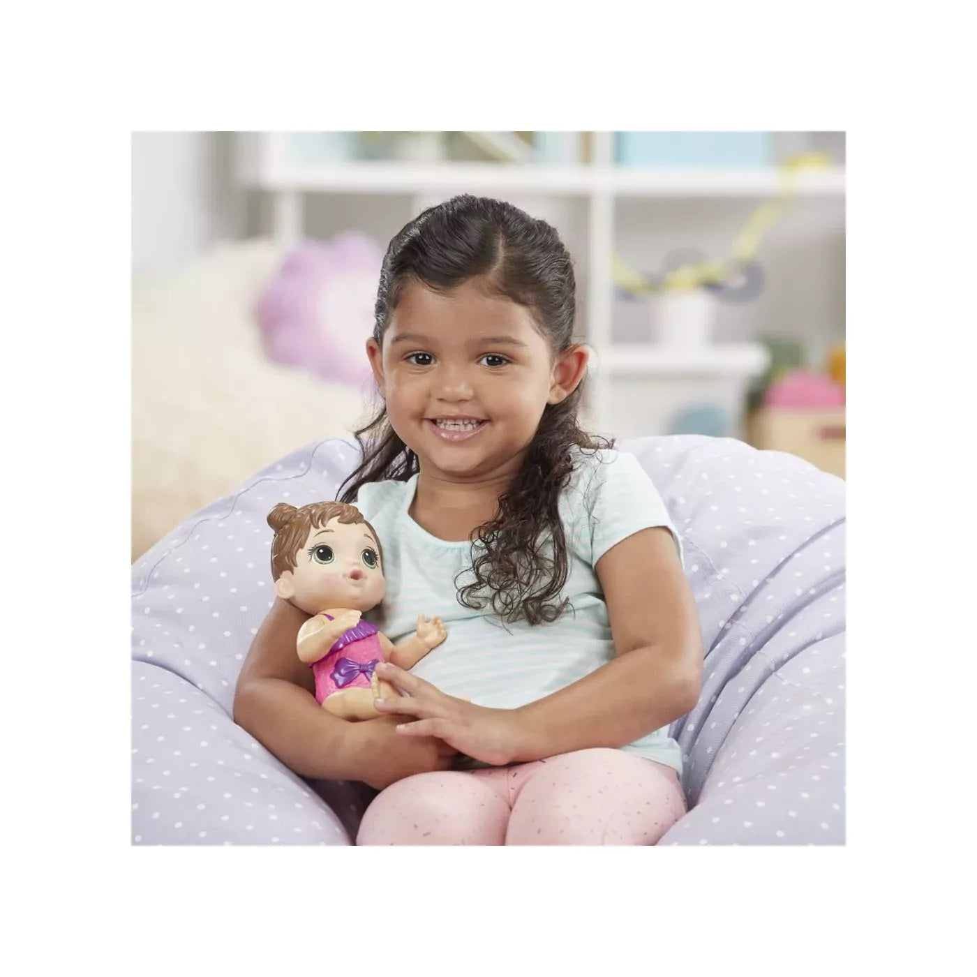 Baby Alive - Splash N Snuggle Brunette Hair