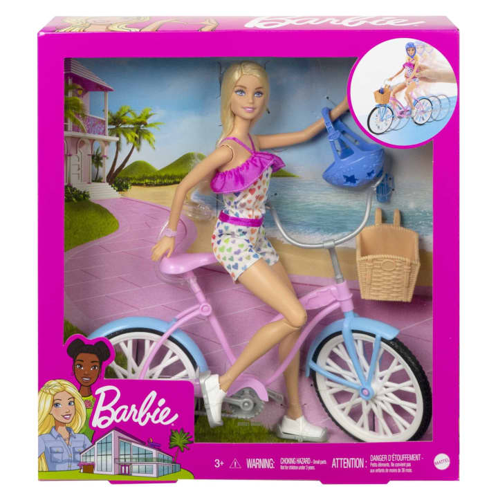 Barbie - Doll And Bicycle HBY28