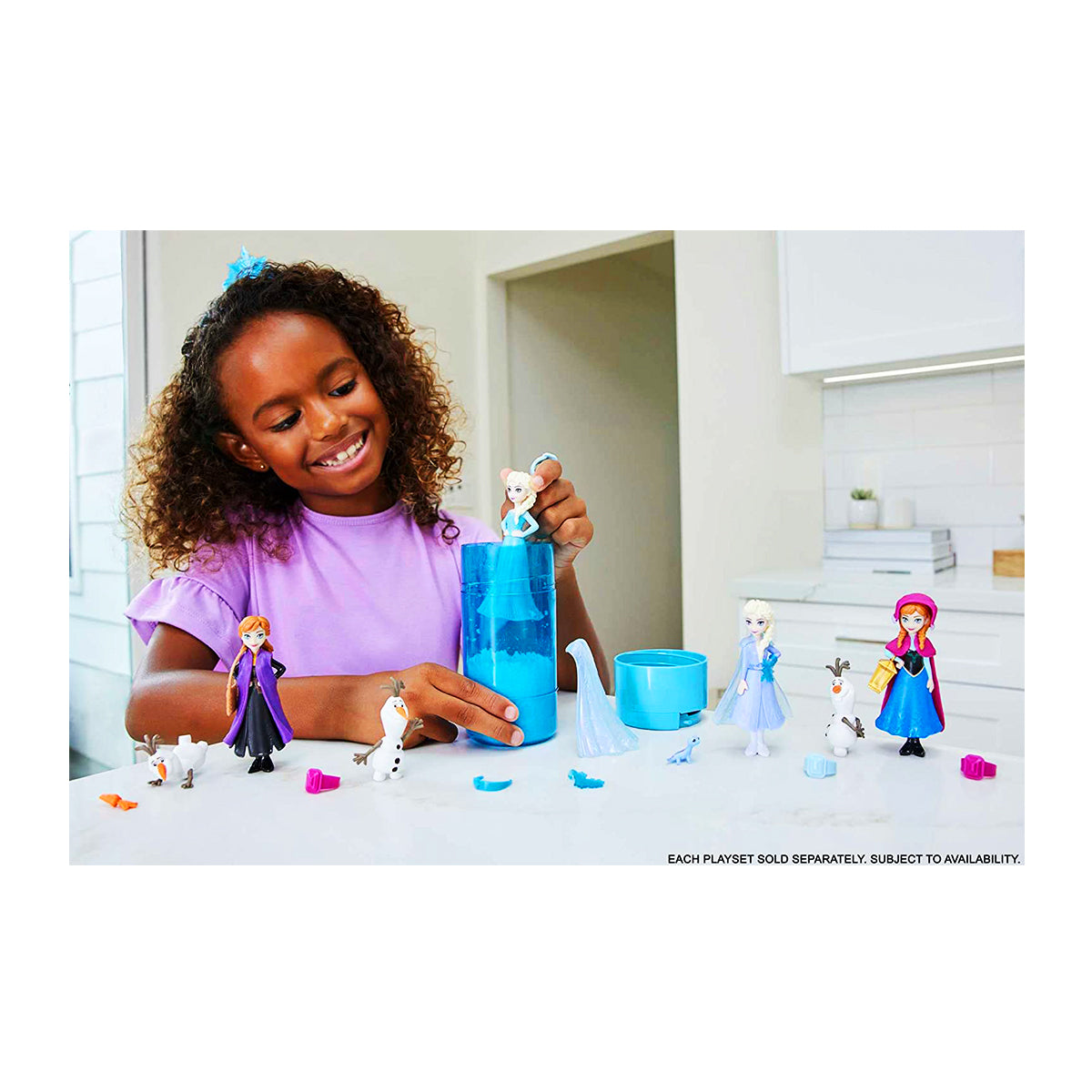 Disney Frozen - Snow Color Reveal Doll With 6 Unboxing Surprises HMB83