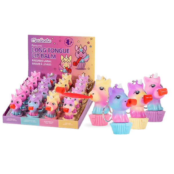 Martinelia Unicorn Tongue Lip Balm (Styles Vary - One Supplied)