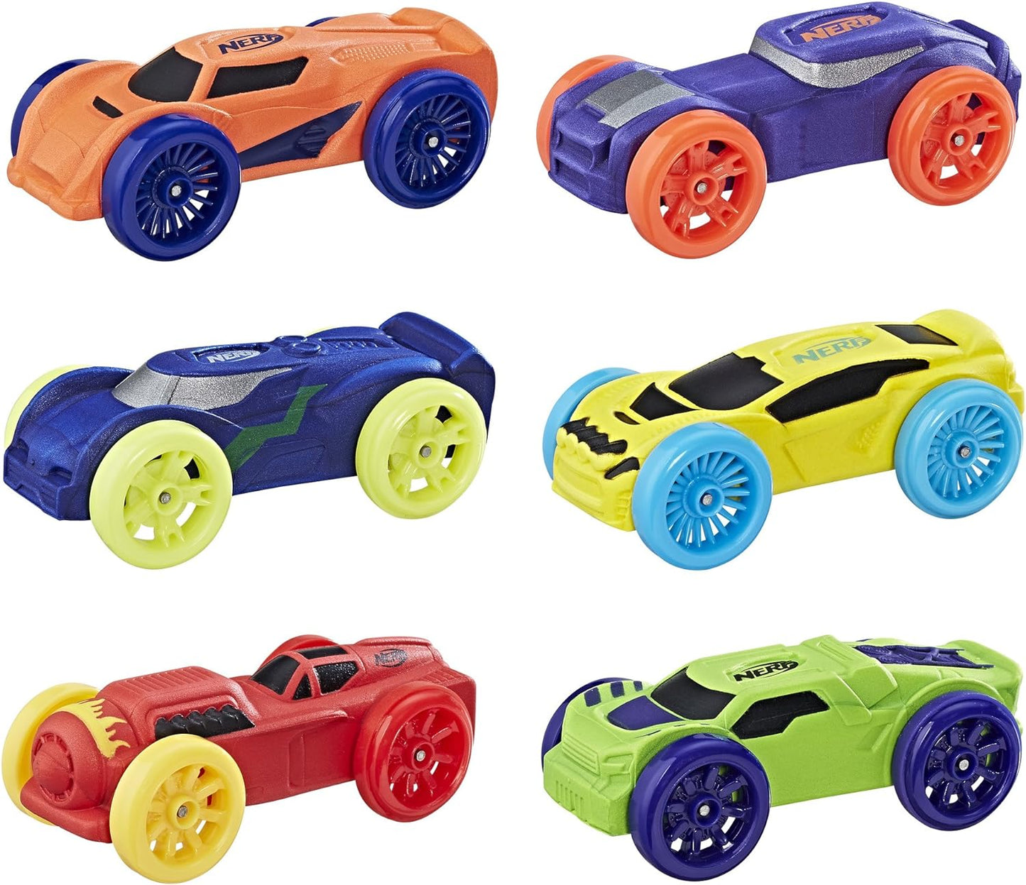 Nerf Nitro Foam Car 6 Pack