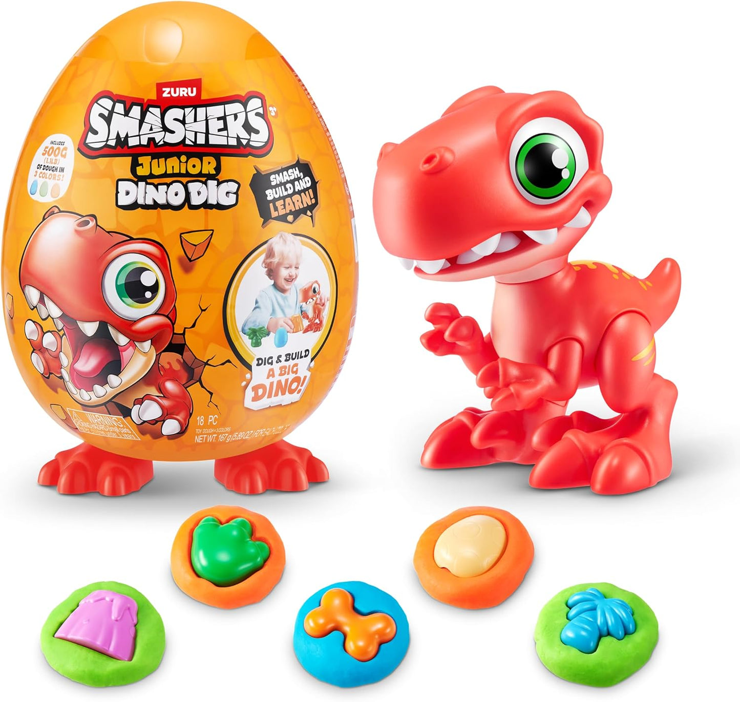 Smashers Dino Dig Small Egg (Styles Vary)