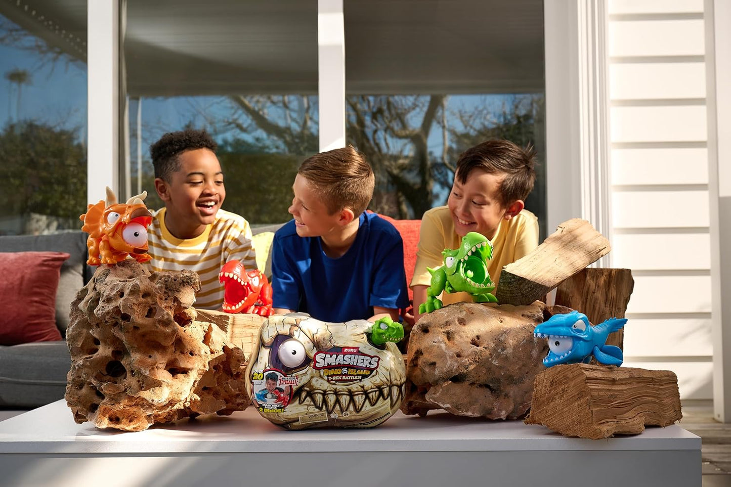 Smashers Dino Island T-Rex Battle Playset