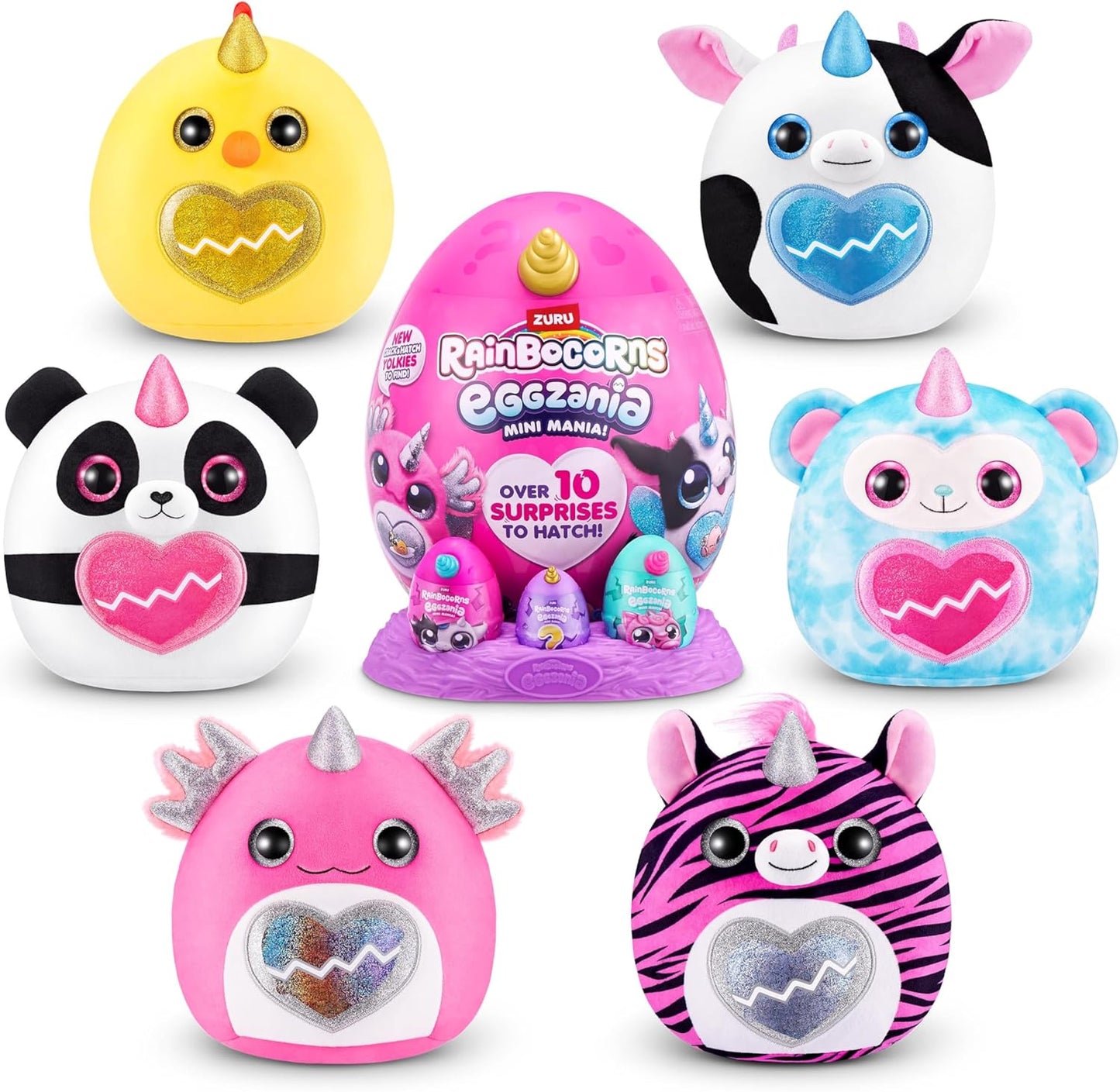 Rainbocorns Eggzania Mini Mania Plush Surprise