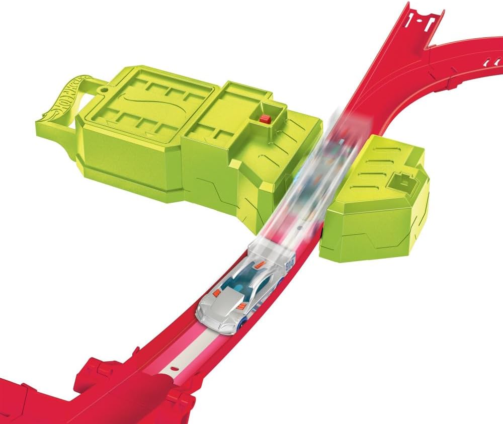 Hot Wheels Neon Speeders Skyscraper Speed Circuit Track Set