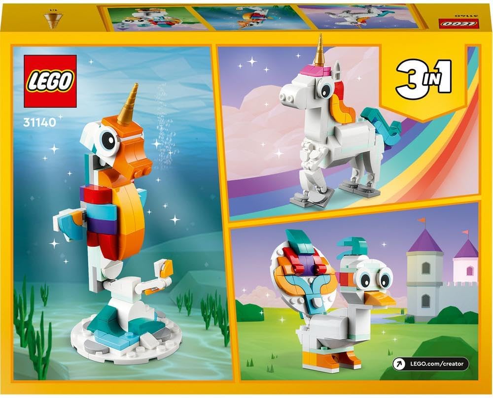 Lego Creator 31140 3 in 1 Magical Unicorn