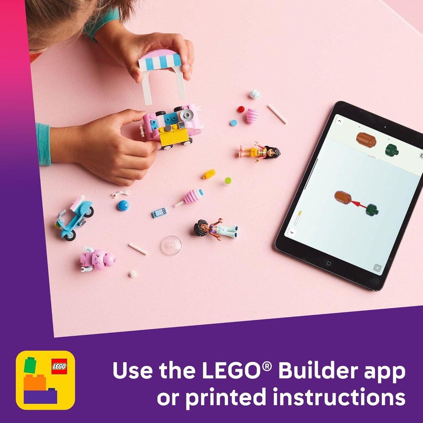 Lego Friends 42643 Cotton Candy Stand and Scooter