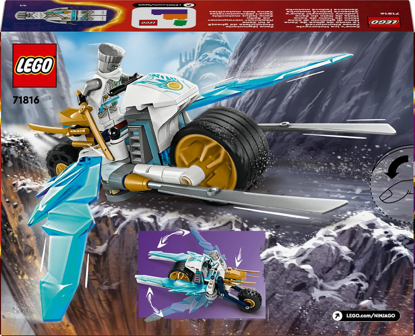 Lego Ninjago 71816 Zane's Ice Motorcycle