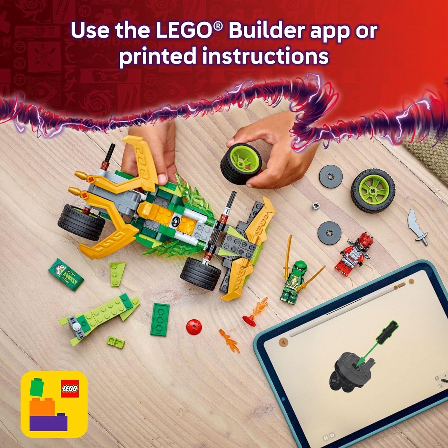 Lego Ninjago 71828 Lloyd's Pull-Back Race Car