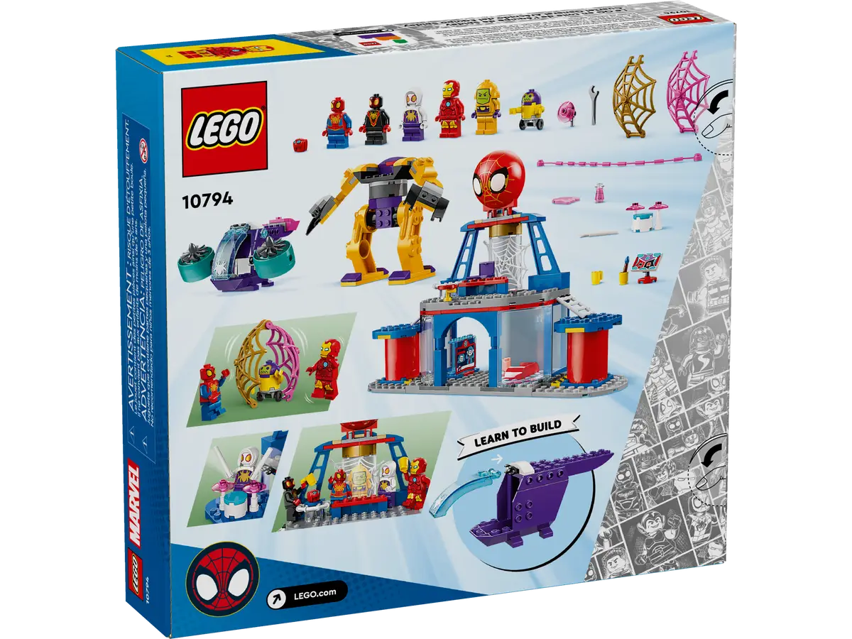 Lego Marvels 10794 Team Spidey Web Spinner Headquarters