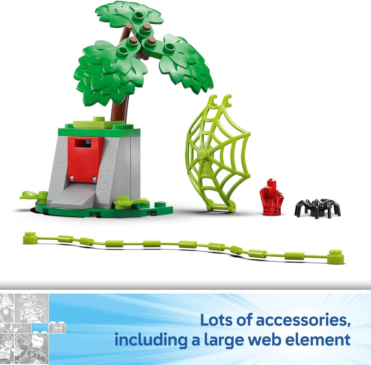 Lego Marvels 11198 Spin and Electro Dinosaur Vehicle Chase