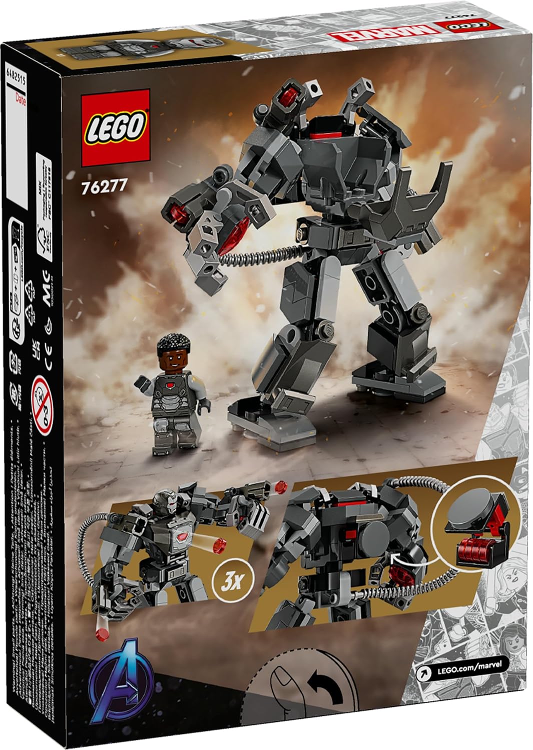 Lego Marvels 76277 War Machine Mech Armor
