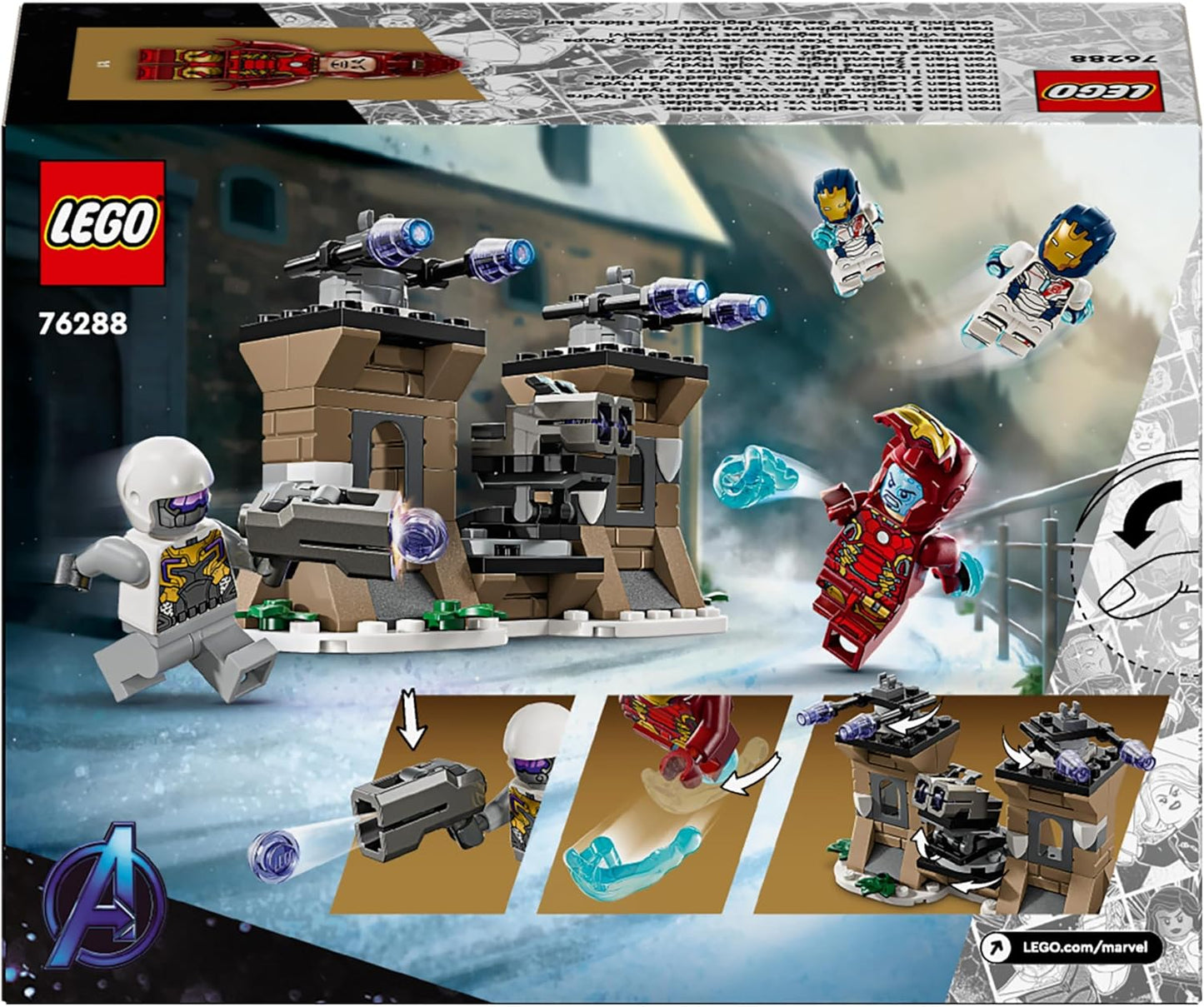 Lego Marvels 76288 Iron Man & Iron Legion vs. Hydra Soldier