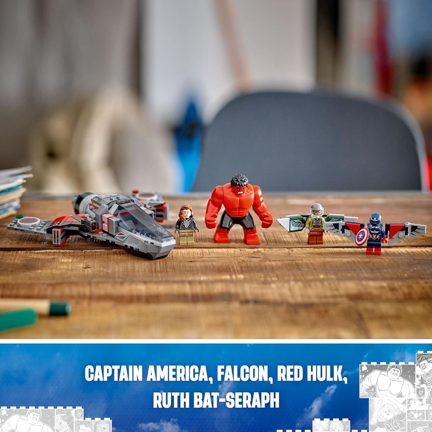 Lego Marvels 76292 Captain America vs. Red Hulk Battle