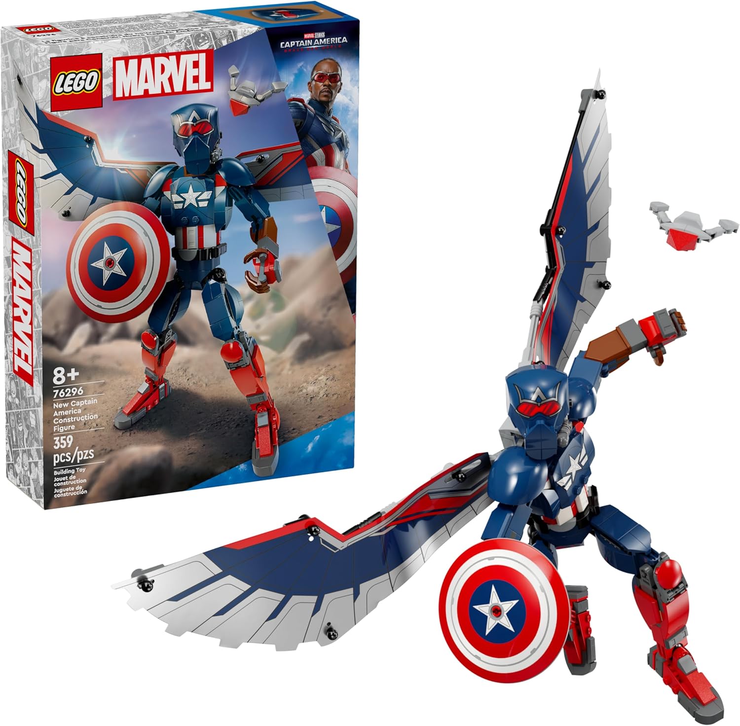 Lego Marvels 76296 New Captain America Construction Figure – The