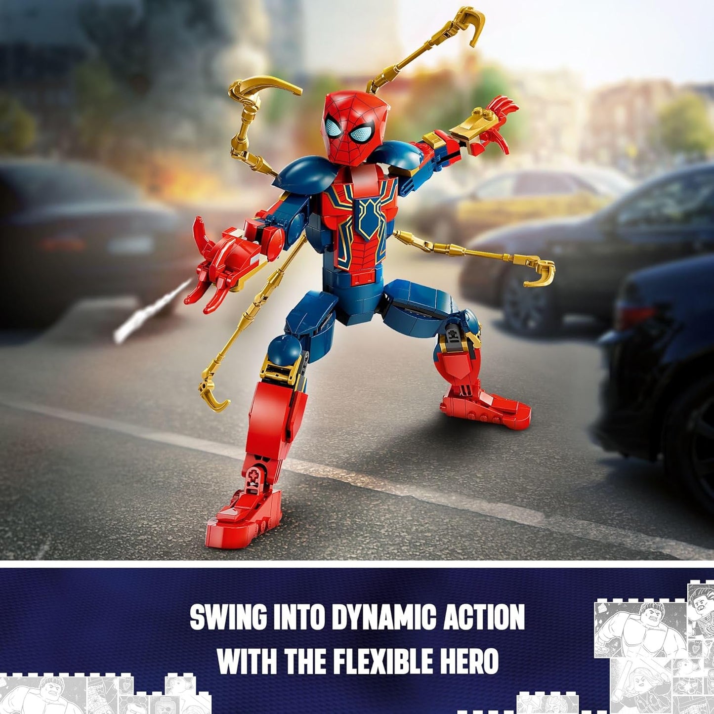 Lego Marvels 76298 Iron Spider-Man Construction Figure