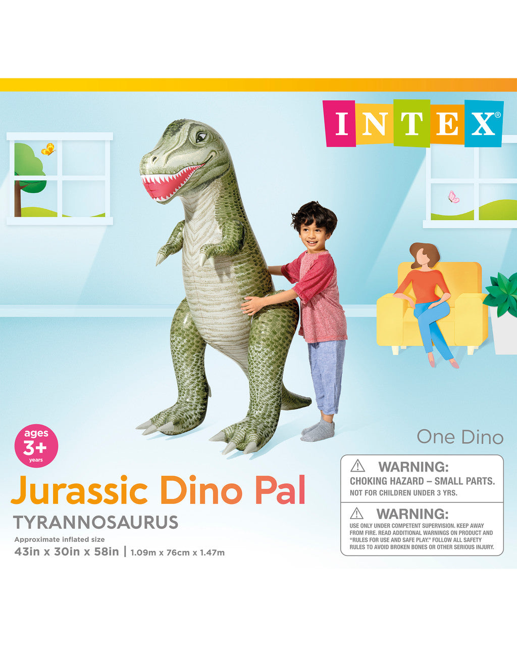 Jurassic Dino Pals - Tyrannosaurus Rex and Stegosaurus Assorted