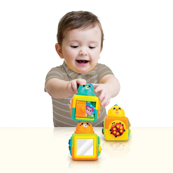 Winfun Stack & Play Animal Cubes