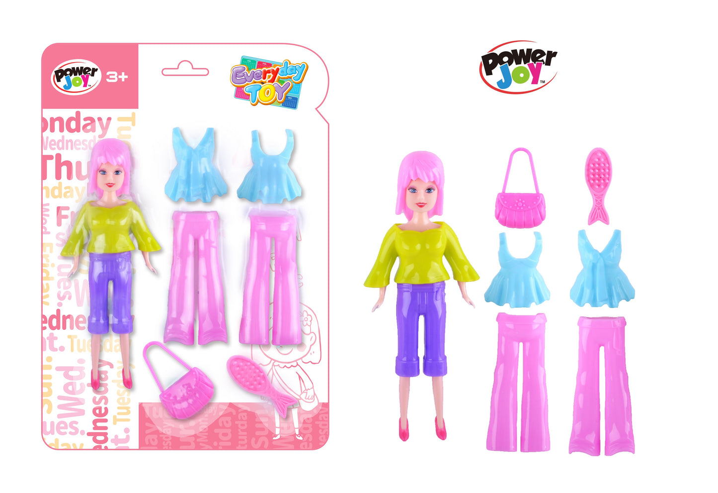 Everyday Fashion Doll Snap On