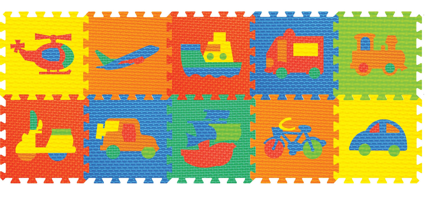 Power Joy Puzzle Mat Vehicle 30X30cm 10pieces