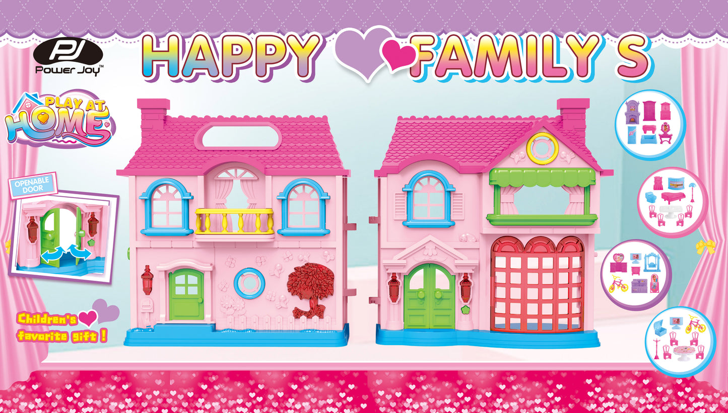 Power Joy - Playhome Happy Family's Dollhouse (Styles Vary - One Supplied)
