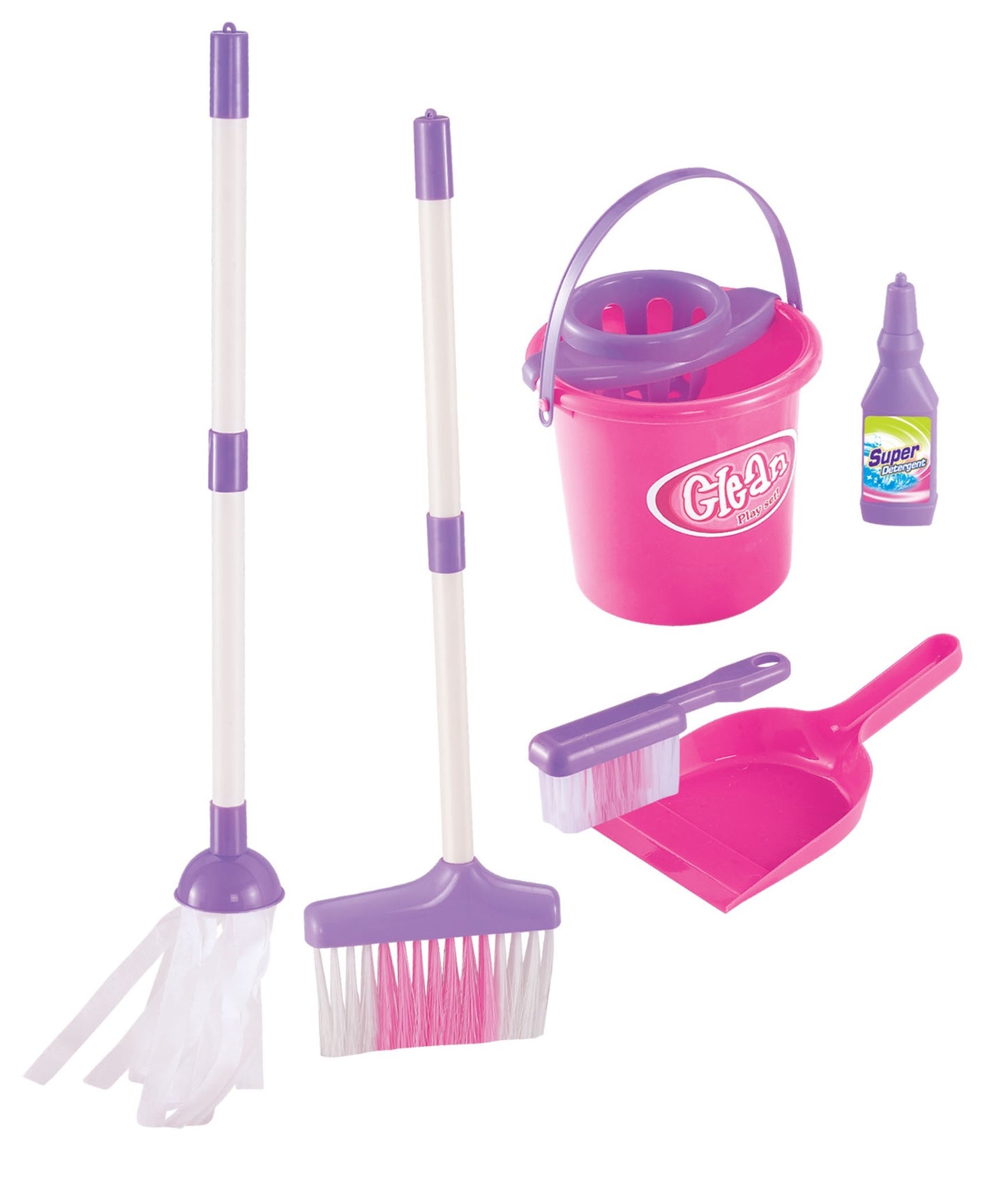 Power Joy - Yumyum Cleaning Play Set - Pink
