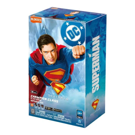 DC Superman Champion Class with Fabric Cape and Krypto Dog Model Kit