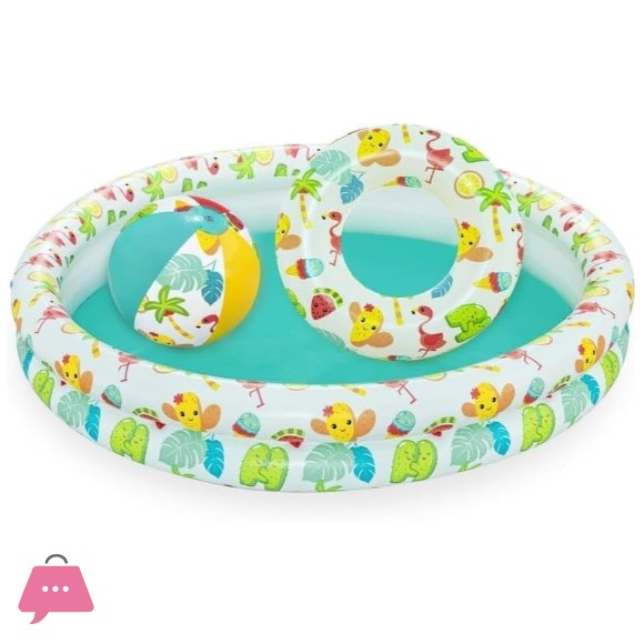 Bestway Play Pool 4 Feet with Swim Ring and Ball