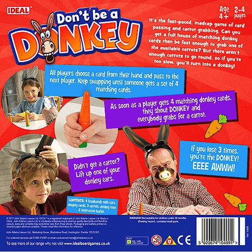 Don't Be A Donkey Game