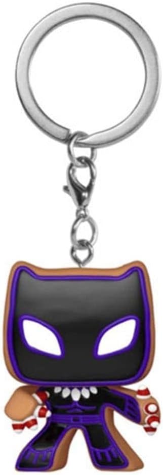 Funko Pop Gingerbread Black Panther Keychain Holiday Exclusive