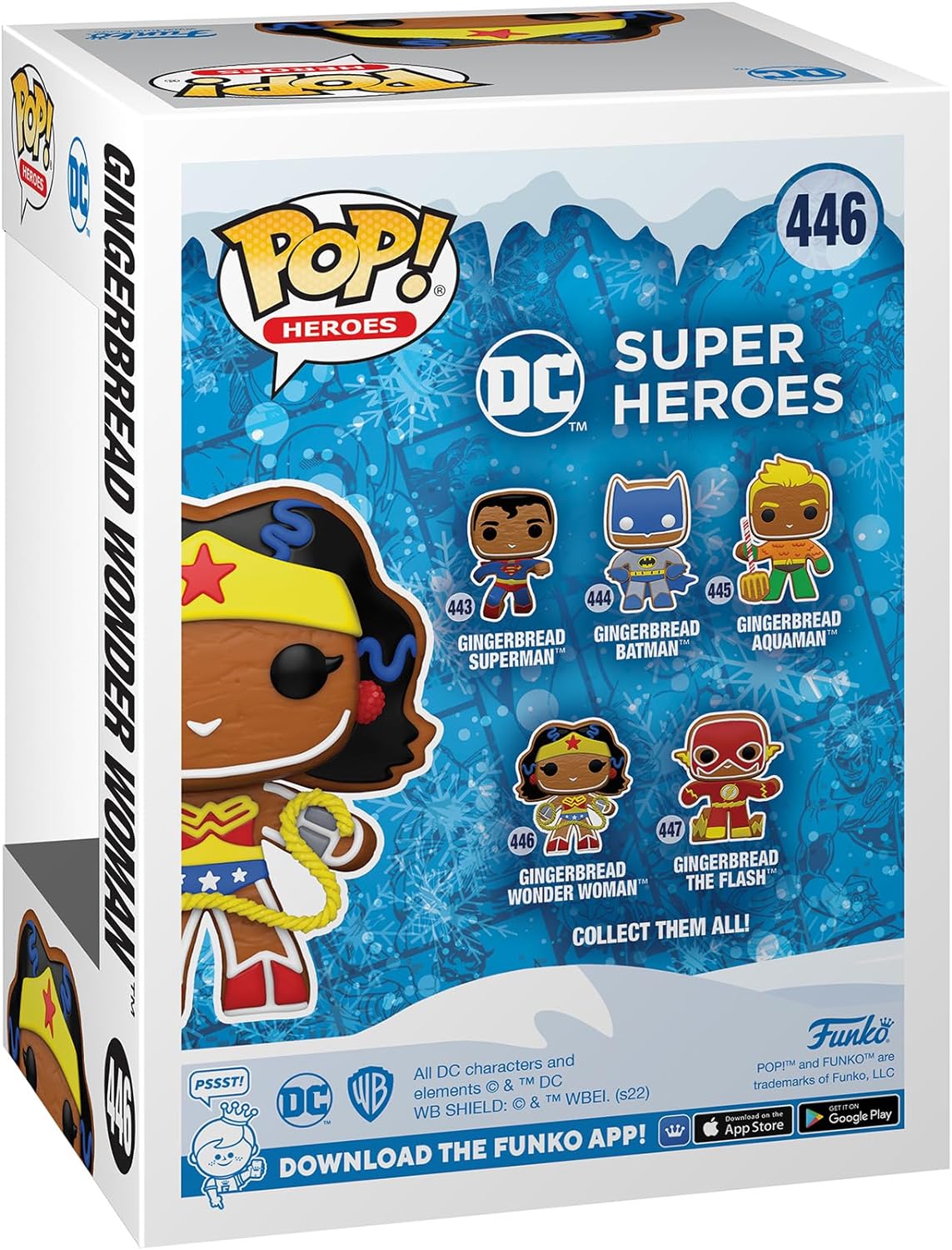Funko Pop Heroes - DC Holiday  Gingerbread Wonder Woman
