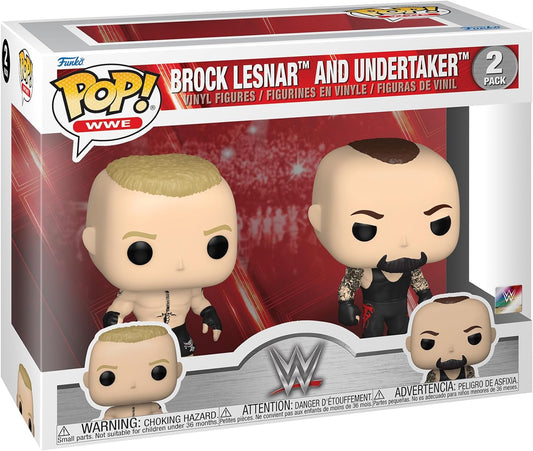 Funko Pop WWE Brock Lesnar and Undertaker 2 Pack