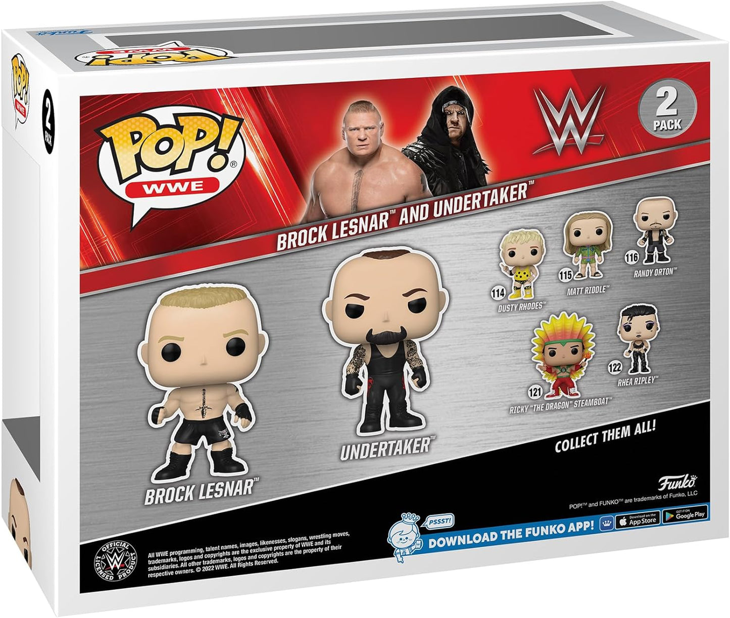 Funko Pop WWE Brock Lesnar and Undertaker 2 Pack