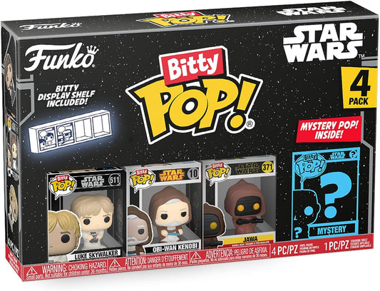 Funko Bitty Pop Star Wars Mini Collectible Toys 4 Pack