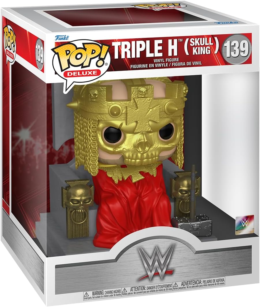 Funko Pop Deluxe WWE Triple H (Skull King) Collectible Toy Vinyl Figure