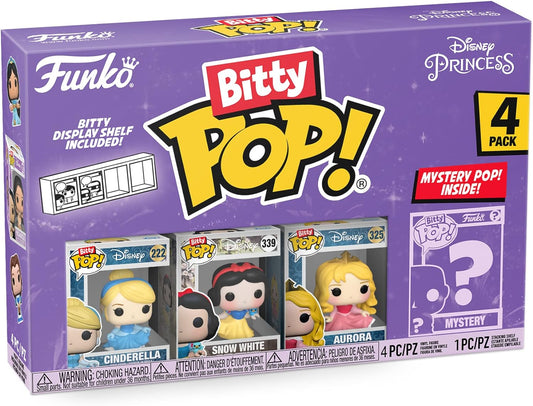 Funko Pop Bitty POP Disney Princess Cinderella 4PK Surprise (Styles Vary)