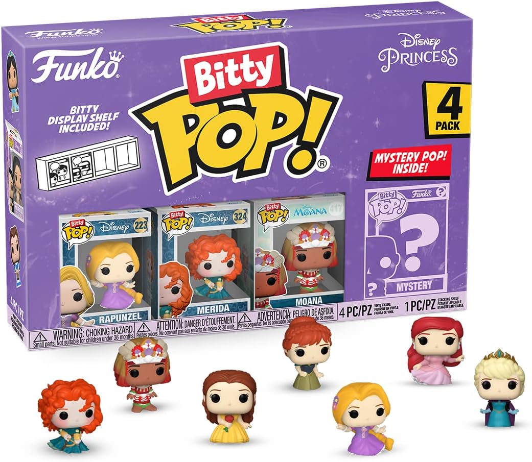 Bitty Pop! Disney Princess 4-Pack Series 4