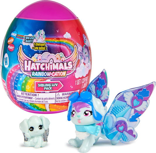 Hatchimals CollEGGtibles - Rainbow Cation Sibling Luv Pack (Styles Vary)
