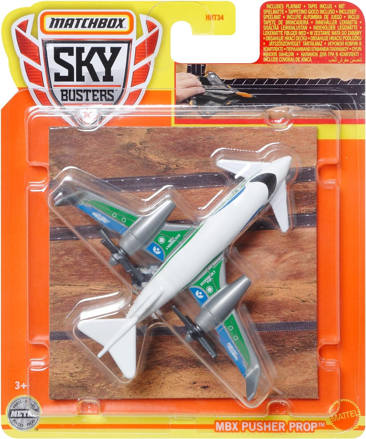Matchbox Sky Busters Commercial Airliner Playset with Playmat (Styles Vary)