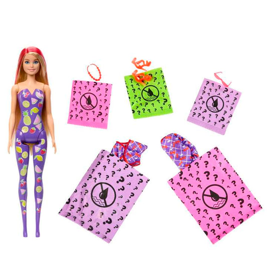 Barbie Dolls And Accessories, Color Reveal Doll, Scented, Sweet Fruit Series