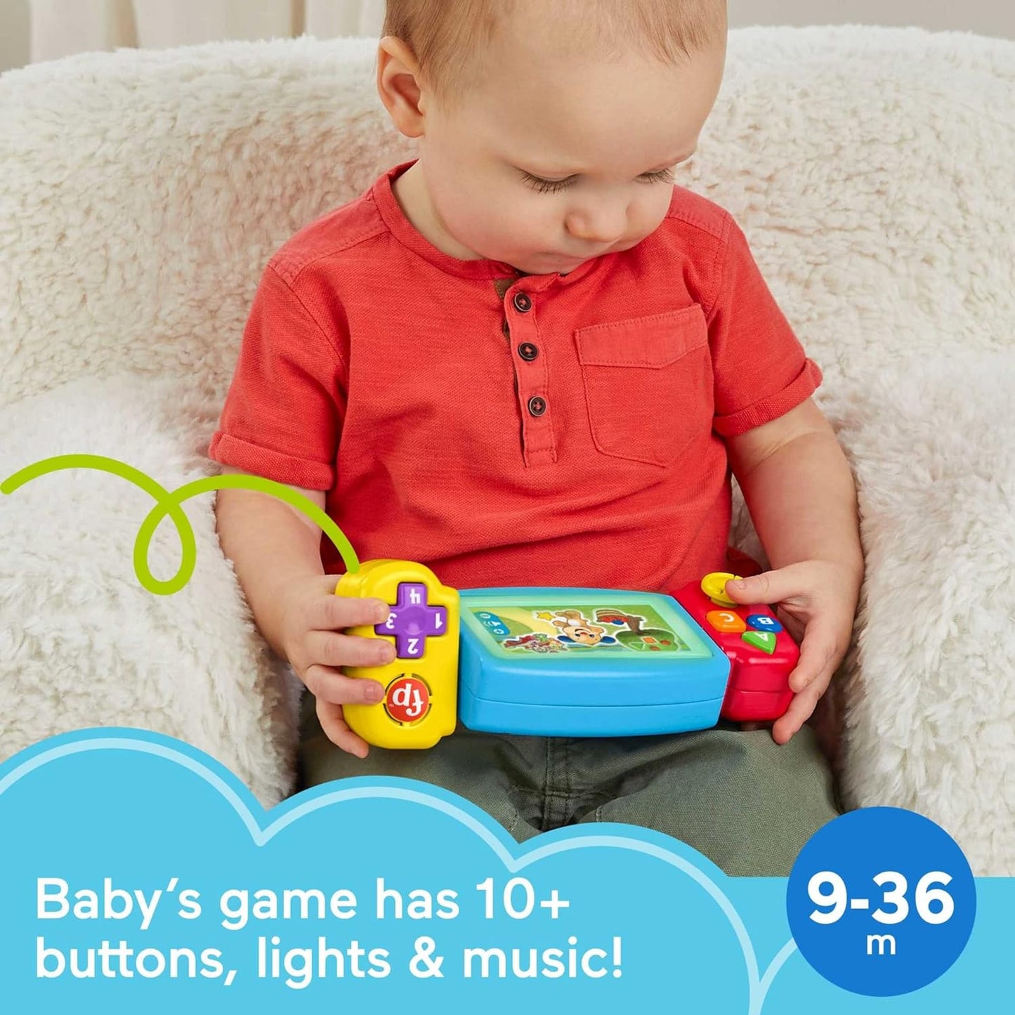 Fisher-Price Laugh Twist & Learn Gamer Toy PD