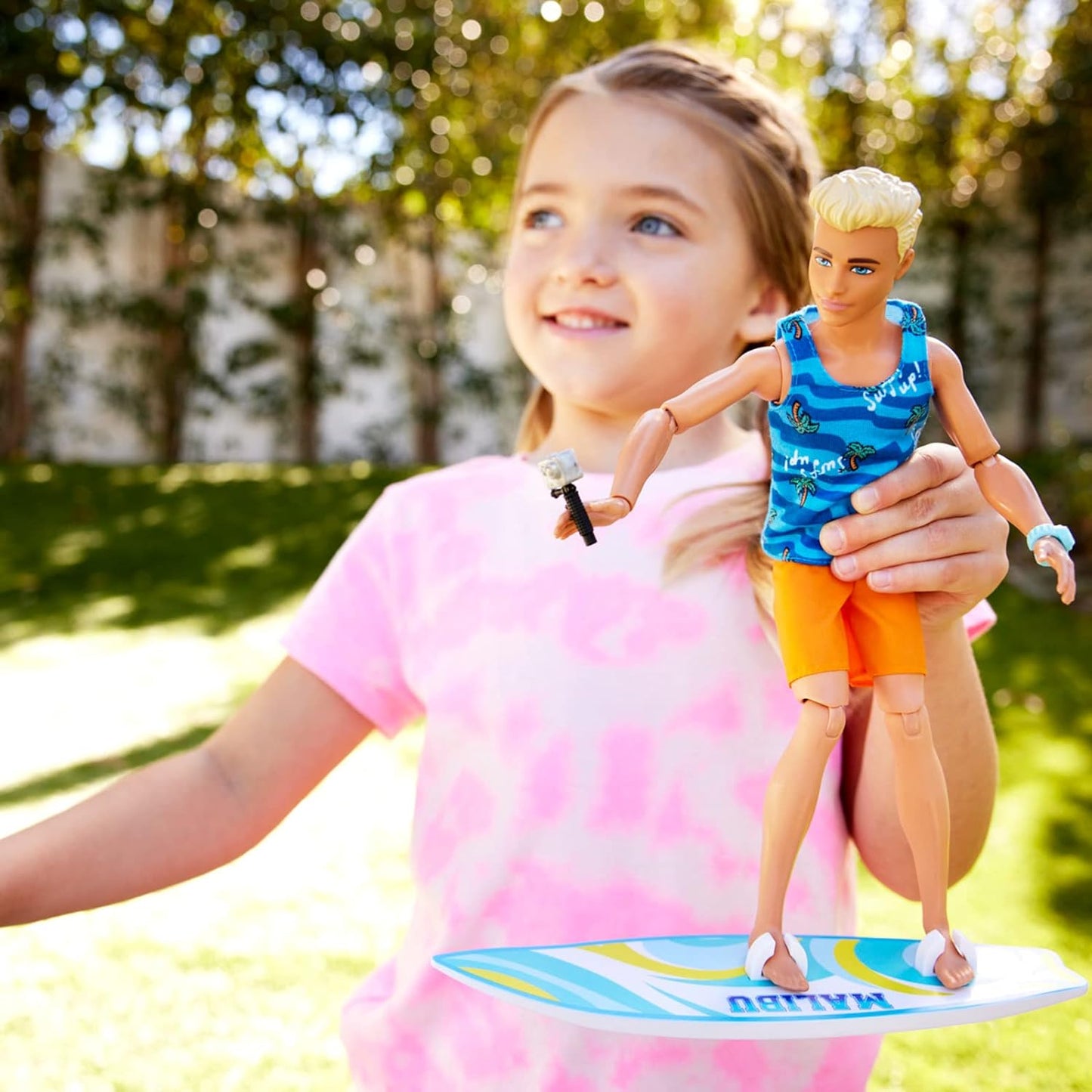 Barbie - Ken Doll With Surfboard HPT50